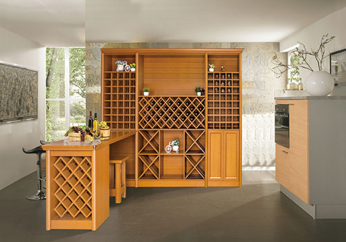 中小戶型全鋁整體家居酒柜定做