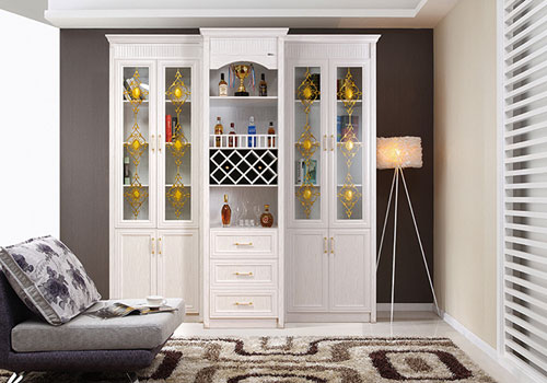 家用小戶型全鋁合金儲(chǔ)物酒柜