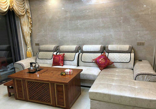 客廳時(shí)尚長方形全鋁合茶幾柜