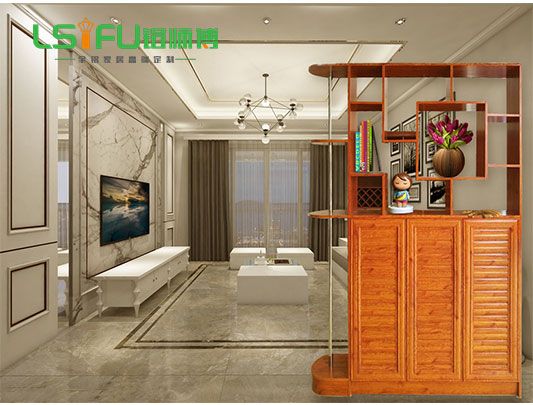 進門客廳全鋁屏風柜能擺花草小裝飾等物品好嗎