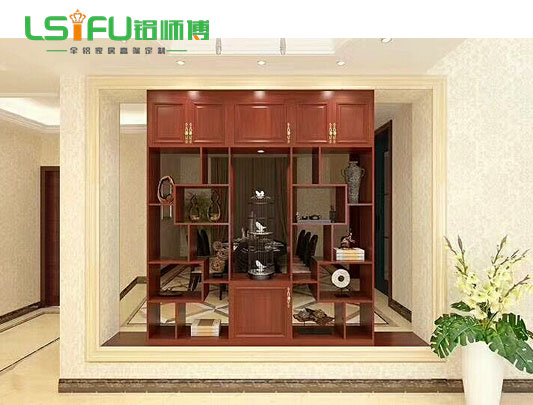 家用全鋁屏風(fēng)柜裝修效果圖