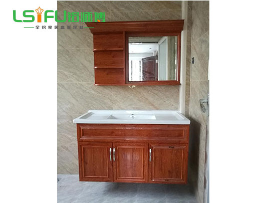 鋁師傅全鋁家具浴室柜定制正面圖片