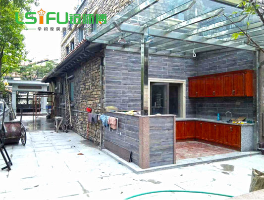 鋁師傅全鋁家具木紋整體櫥柜圖片 鋁師傅全鋁家具木紋整體櫥柜圖片