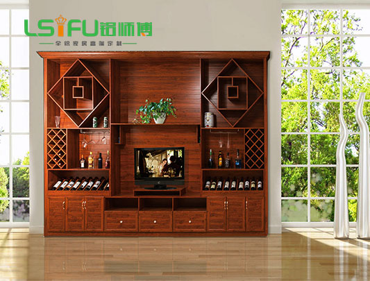 鋁師傅全鋁電視柜酒柜裝修效果圖