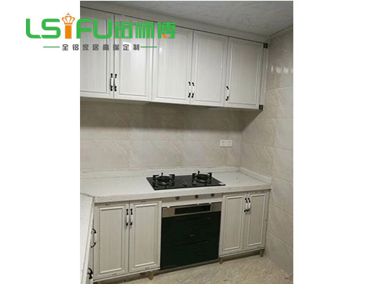 鋁師傅白色全鋁櫥柜效果圖