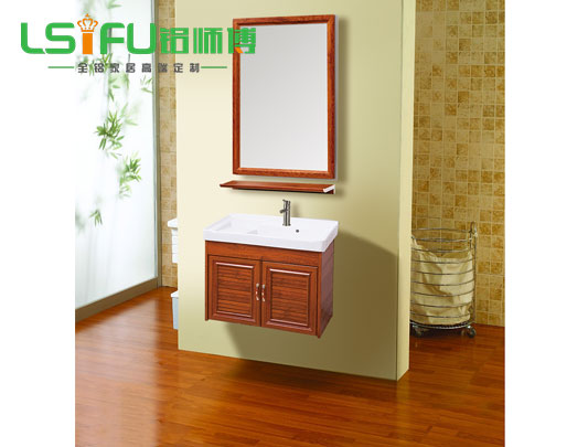 吊式掛式全鋁浴室柜裝修效果圖