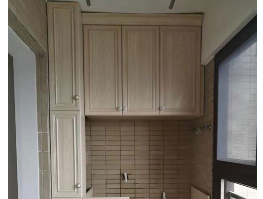 鋁師傅全鋁家居陽(yáng)臺(tái)儲(chǔ)物浴室柜裝修效果圖（2）