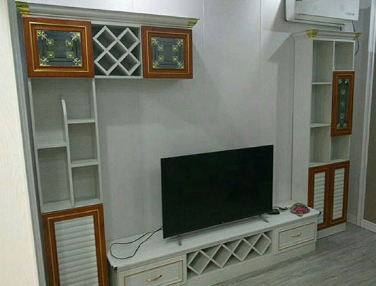 鋁師傅全鋁電視酒柜個性定制裝修效果圖