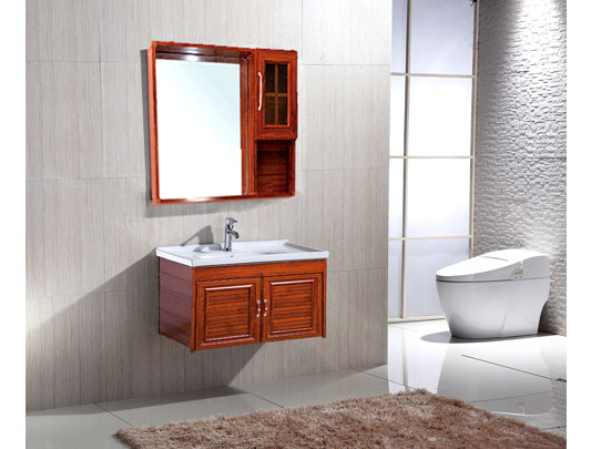 鋁師傅全鋁家居衛(wèi)浴間掛墻式浴室柜圖片