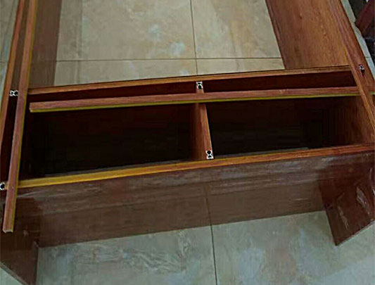 鋁師傅全鋁家具臥室衣柜安裝現(xiàn)場實(shí)拍效果圖