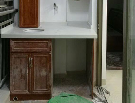 鋁師傅全鋁家具陽臺儲物置物浴室柜裝修效果圖