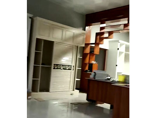 鋁師傅展廳全鋁屏風(fēng)裝修效果圖