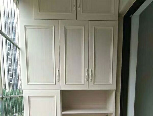 鋁師傅陽(yáng)臺(tái)全鋁家具多功能洗衣機(jī)浴室柜圖片