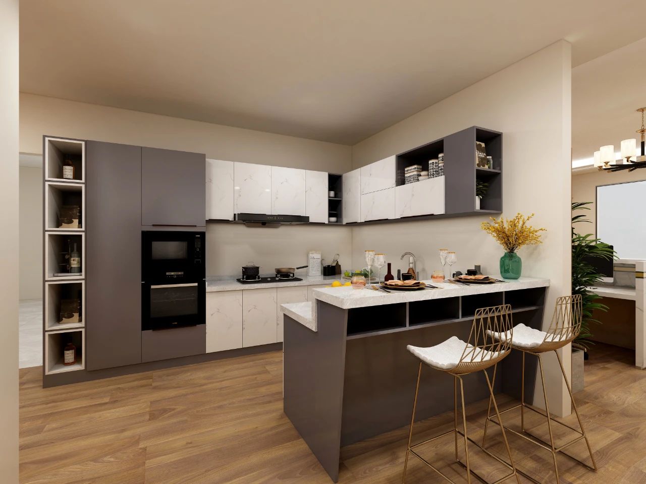 廚房裝修為什么選擇全鋁定制櫥柜？