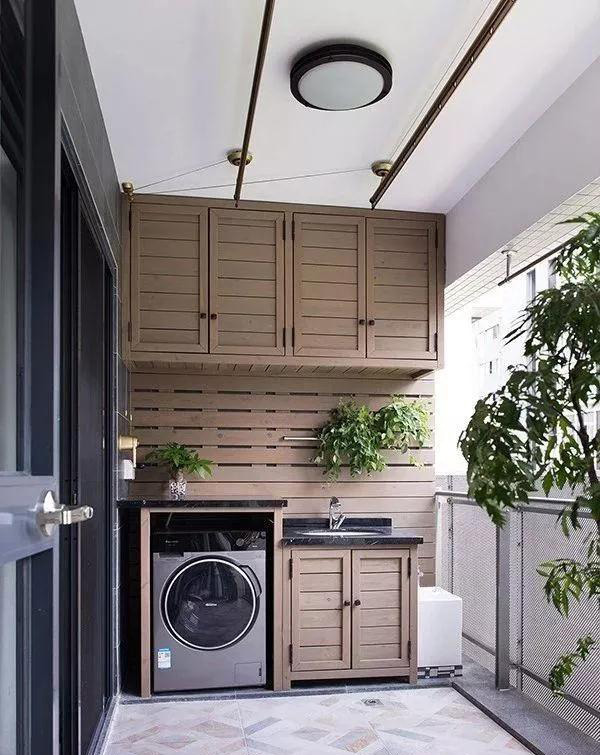 誰說陽臺只能設(shè)計洗衣房了？