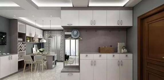 別傻傻買鞋柜了，現(xiàn)在門廳鞋柜流行這樣裝！