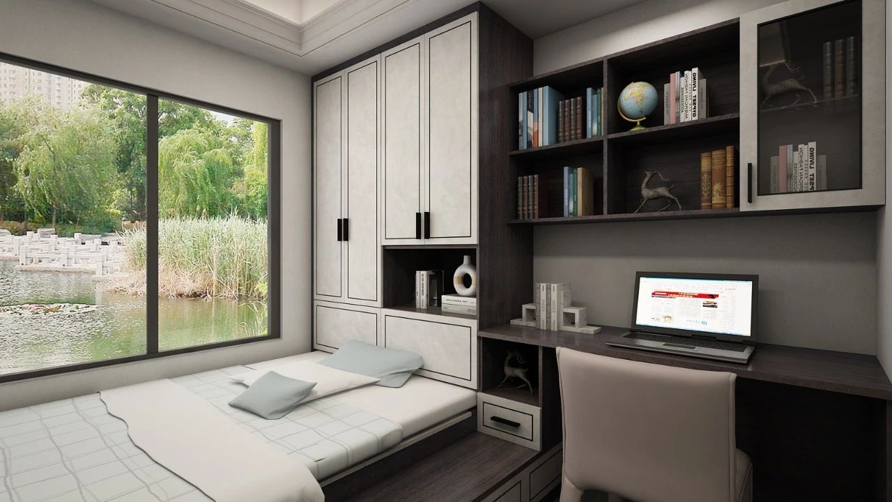 面積小不規(guī)則的房間，大家都流行這樣裝！